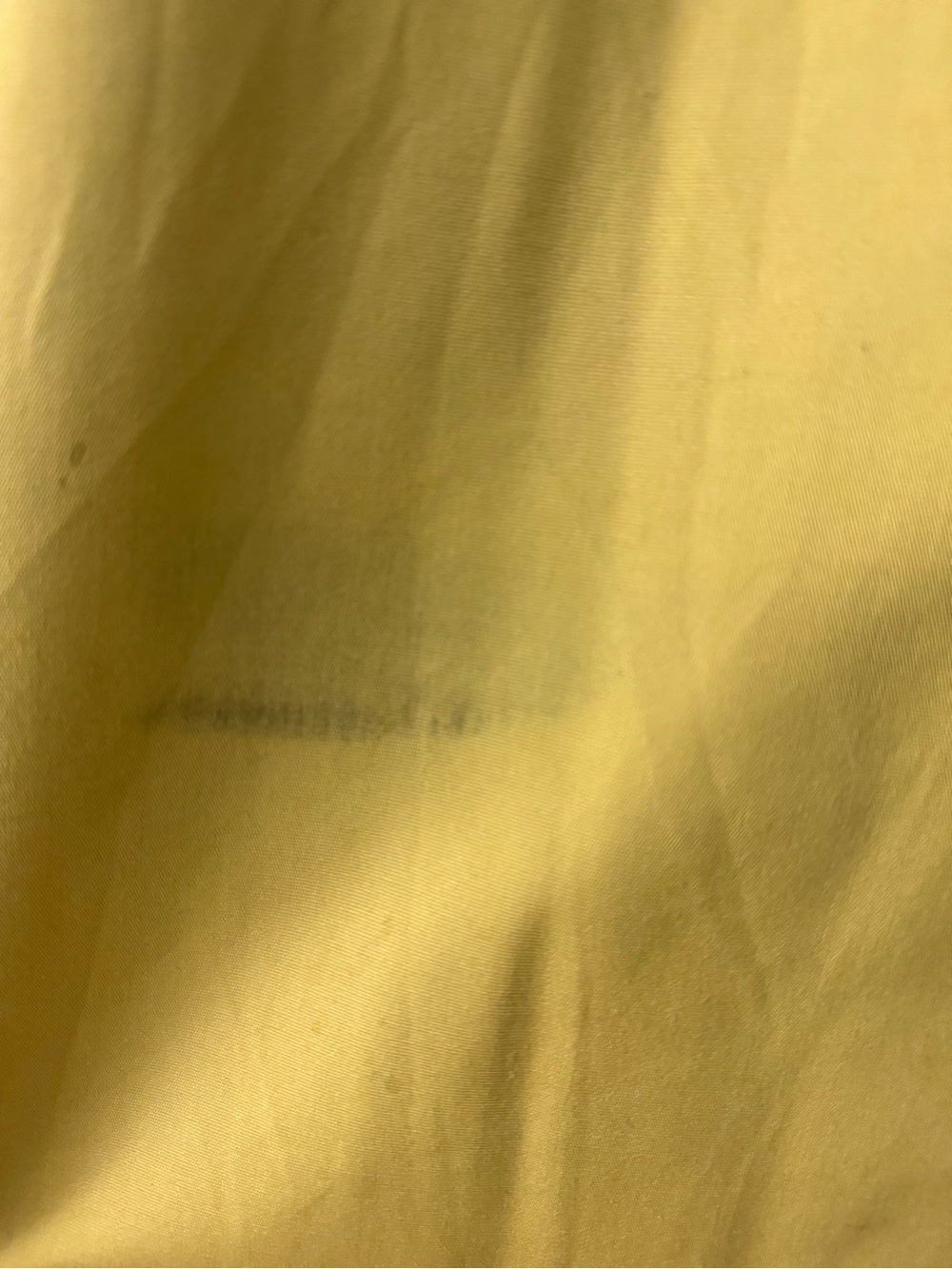 Vintage Cresco Mustard Faux Fur Lined Car Coat Double Breasted Size 38 Medium - Picture 13 of 16